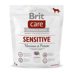 Brit Care Sensitive Venison & Potato - Сухий корм для дорослих собак з чутливим травленням з олениною та картоплею 1 кг