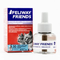 Ceva Feliway Friends - Феливей Френдс сменный блок – успокаивающее средство для кошек во время стресса при содержании нескольких кошек в доме 48 мл