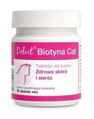 Dolvit Biotyna Cat витамины с биотином для котов 90 таб