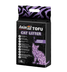AnimAll Tofu Наполнитель для кошачьего туалета с ароматом лаванды 6 л