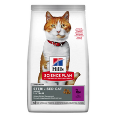 Hill's Science Plan Adult Sterilised with Duck - Сухой корм для стерилизованных кошек с уткой 3 кг