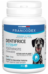 Laboratoire Francodex Chewable Toothpaste Жевательная "зубная паста" для собак (20 таб.)