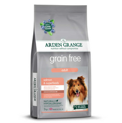 Arden Grange Grain Free Adult Salmon & Superfoods - Арден Гранж сухой корм для взрослых собак с лососем 2 кг