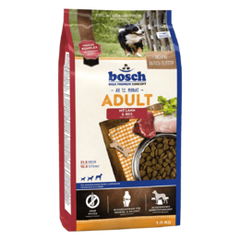 Bosch Adult with Lamb and Rice - Корм с ягненком и рисом для взрослых собак всех пород, 15 кг