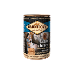 Carnilove Dog Salmon and Turkey - Паштет для взрослых собак всех пород с лососем и индейкой 400 г