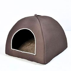 Animall Wendy - Будиночок кавового кольору для собак та кішок, розмір M, 45×45×35 см