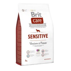 Brit Care Sensitive Venison & Potato - Сухой корм для взрослых собак с чувствительным пищеварением с олениной и картофелем 3 кг