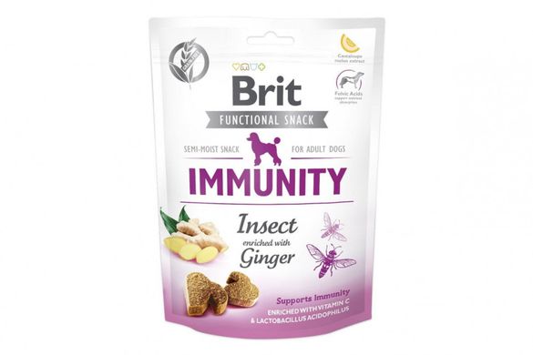 Brit Care Immunity - Бріт Кеа ласощі для собак з комахами та імбиром 150 г