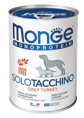 Monge Dog Solo 100% - Консерва для собак с индейкой 400 г