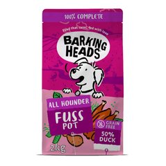 Barking Heads All Hounder Fuss Pot Duck - Баркинг Хедс сухой корм для собак всех пород с уткой 1 кг