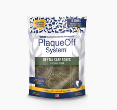 PlaqueOff System Dental Care Bones - Жевательные косточки для собак со вкусом овощей 482 г