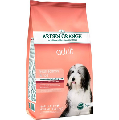 Arden Grange Adult Dog Salmon and Rice - Арден Гранж сухий корм для дорослих собак з лососем та рисом 2 кг