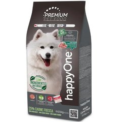 happyOne Premium Adult Dog Fresh Meat - Сухий корм для дорослих собак зі свіжим м'ясом 15 кг