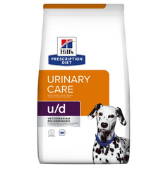 Hill's Prescription Diet Canine U/D Urinary Care - Лікувальний корм з куркою для собак при тяжких стадіях ниркової недостатності, уратах, оксалатах та циститах 4 кг