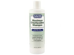 Davis Maximum Chlorhexidine Shampoo - Дэвис шампунь с 4% хлоргексидином для собак и котов заболеваниями кожи и шерсти 355 мл