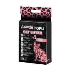 AnimAll Tofu Наповнювач для котячого туалету з ароматом сакури 6 л