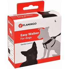 Flamingo Easy Walker ФЛАМИНГО ИЗИ ВОКЕР тренировочная шлея для собак, нейлон (L ( 40-58 см))