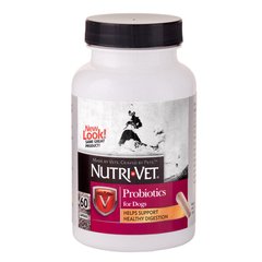 Nutri-Vet Probiotics - ПРОБИОТИКИ для собак 60 капсул