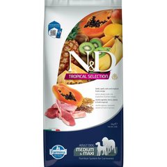 Farmina N&D Tropical Medium Maxi Lamb - корм Фарміна для собак середніх та великих порід з ягням і тропічними фруктами 10 кг