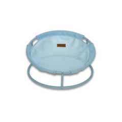 Складаний лежак для домашніх тварин Misoko Pet bed round, 45x45x22 см, блакитний