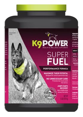 K9 POWER Super Fuel Харчова добавка для активних собак 3,63 кг