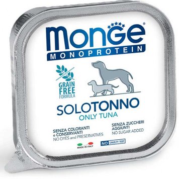 Monge Dog Solo 100% - Консерва для собак з тунцем 150 г