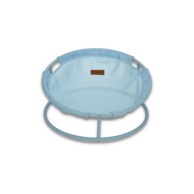 Складаний лежак для домашніх тварин Misoko Pet bed round, 45x45x22 см, блакитний