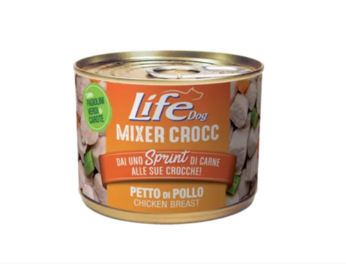LifeDog Mixer Crocc консерва для собак с куриной грудкой 150 г