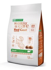 Nature's Protection Superior Care Red Coat Adult Small Breeds Lamb - Сухой корм для взрослых собак с рыжим окрасом шерсти с ягненком 1,5 кг