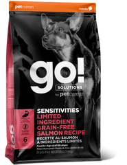 GO! Sensitivities Limited Ingredient Salmon Recipe Dog Formula - Гоу! Беззерновой сухой корм для щенков и взрослых собак c лососем 10 кг + 1,6 кг в подарок