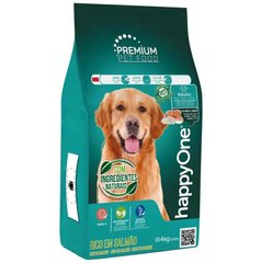 happyOne Premium Adult Dog Salmon & Rice - Сухой корм для взрослых собак с лососем и рисом 4 кг
