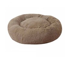 Animall Wendy - Лежак-гнездо коричневого цвета для собак и кошек, размер XL, 78×78×16 см