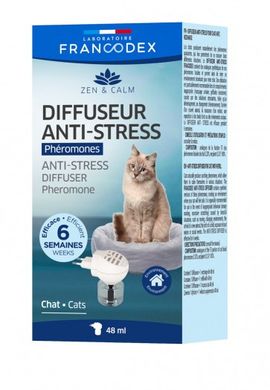Laboratoire Francodex Anti-Stress Diffuser Электродиффузор для успокоительного препарата для котов (+ 48 мл препарата)