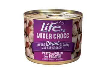 LifeDog Mixer Crocc консерва для собак з курячою грудкою та печінкою 150 г