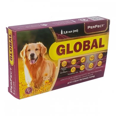 PerFect Global Dog Засіб від бліх та кліщів для собак 2,8 мл