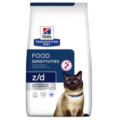 Hill's Prescription Diet Z/D - Лечебный корм для кошек при пищевой аллергии с курицей 1,5 кг