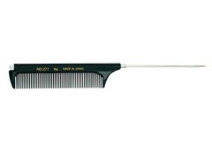 Show Tech Utsumi BW Carbon Needle Comb NO277 Black 25cm Comb Расческа со спицей 25 см