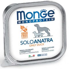 Monge Dog Solo 100% - Консерва для собак з качкою 150 г
