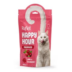 Reflex Happy Hour - Рефлекс Щаслива година ласощі для котів ягня та журавлина, заспокійливі 60 г