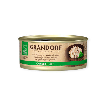 Grandorf Chicken Fillet для кошек, с куриной грудкой - 70 г
