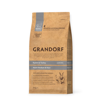 Grandorf Rabbit & Turkey Adult Medium & Maxi корм для собак середніх та великих порід - 10 кг