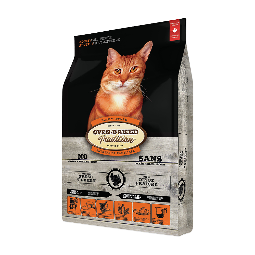 Oven-Baked Tradition Cat Adult Fresh Turkey корм для дорослих котів, з індичкою - 1,13 кг