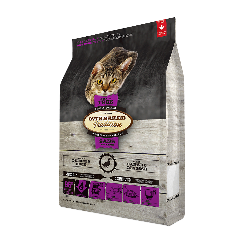Oven-Baked Tradition Cat Adult Duck Grain-Free корм для котів, з качкою - 1,13 кг