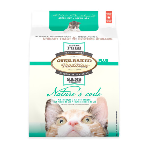 Oven-Baked Tradition Nature's Code корм для стерилізованих котів, з куркою - 4,54 кг