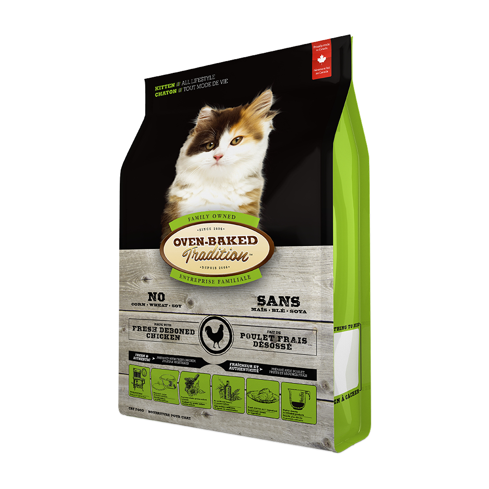 Oven-Baked Tradition Kitten корм для кошенят, з куркою - 2,27 кг