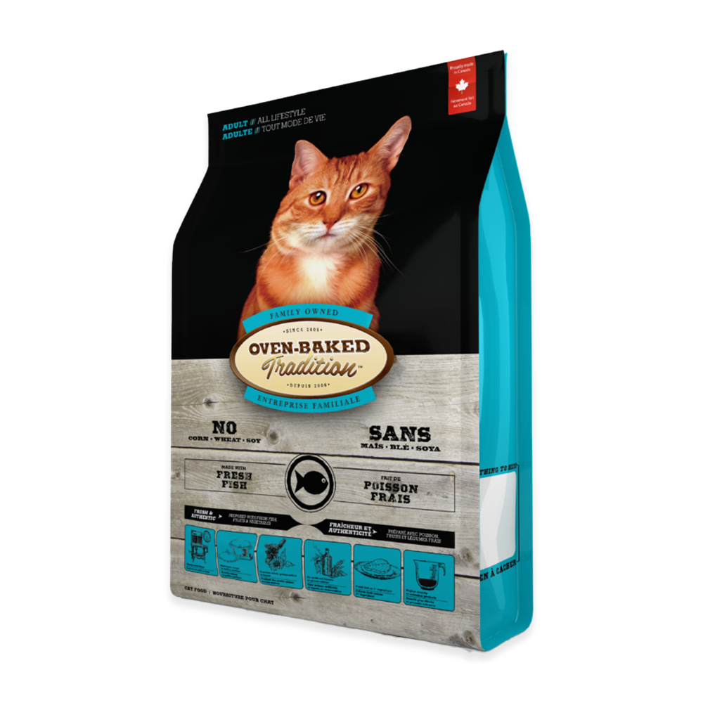 Oven-Baked Tradition Cat Adult Fish корм для дорослих котів, з рибою -  4,54 кг