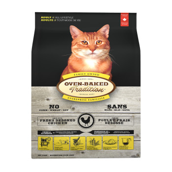 Oven-Baked Tradition Cat Adult Chicken корм для дорослих котів, з куркою - 4,54 кг