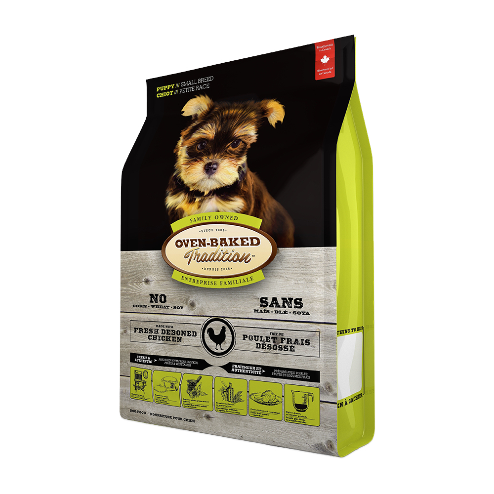 Oven-Baked Tradition Puppy Small Breed корм для цуценят малих порід, з курою - 2,27 кг