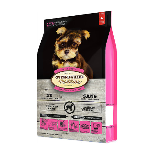 Oven-Baked Tradition Puppy корм для цуценят малих порід, з ягням - 4,54 кг