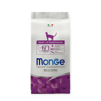 Monge Cat Adult Chicken корм для кошек, с курицей - 1,5 кг